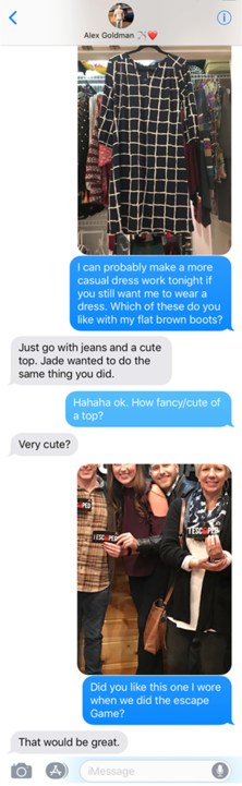 Proposal Outfit Conversation